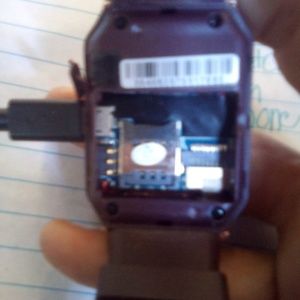 LQ-S1 maroon gold smart watch